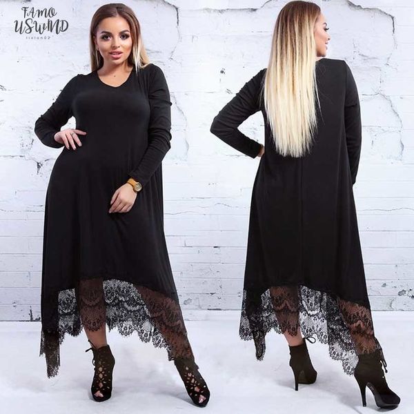 2xl 6xl large size robe 2020 spring summer dress big elegance lace dress women dresses plus size women clothing dresses, Black;gray
2xl 6xl large size robe 2020 spring summer dress big elegance lace dress women dresses plus size women clothing dresses, Black;gray