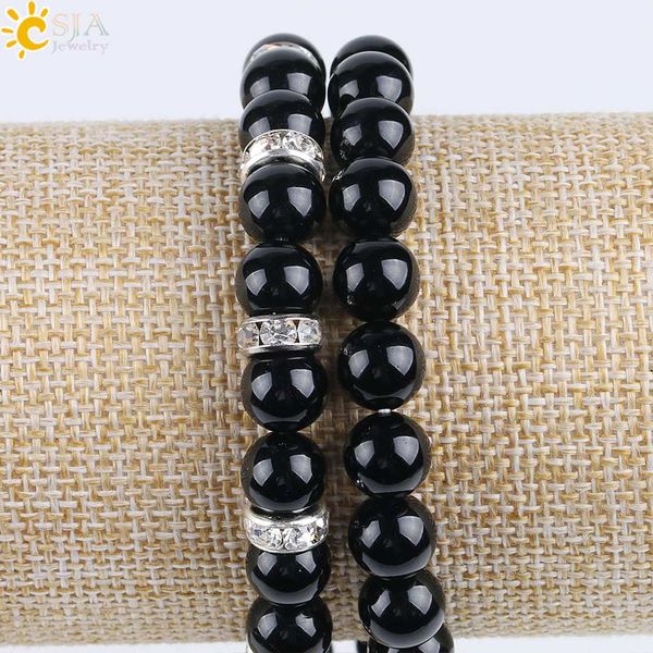 csja 8mm natural round pure black onyx agat gem stone strand space beads bracelets cool summer women hand fashion jewelry p056
csja 8mm natural round pure black onyx agat gem stone strand space beads bracelets cool summer women hand fashion jewelry p056