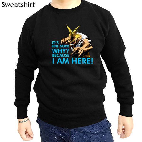 all might it's fine now why because i am here men sweatshirt boku no hero academia my hero academia plus ultra sbz4617, Black
all might it's fine now why because i am here men sweatshirt boku no hero academia my hero academia plus ultra sbz4617, Black