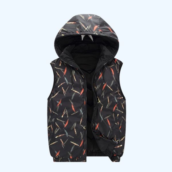 winter 4xl-7xl 8xl plus size cotton men's vest male vest coat with hooded hat detachable both sides can be worn for 150 kg, Black;white
winter 4xl-7xl 8xl plus size cotton men's vest male vest coat with hooded hat detachable both sides can be worn for 150 kg, Black;white