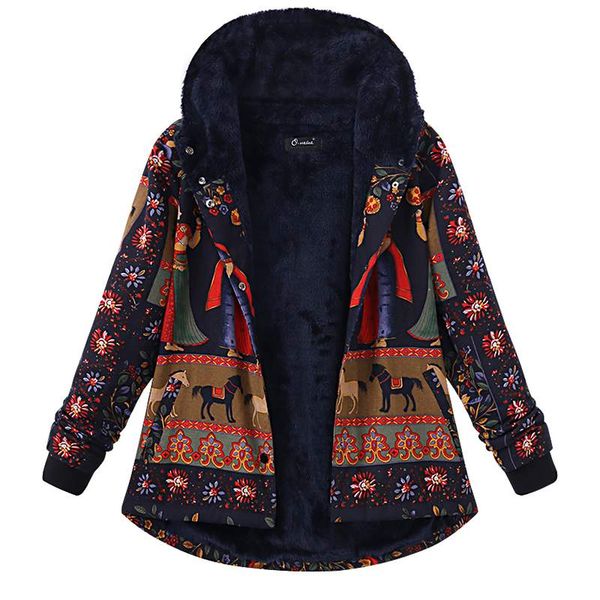winter warm women's coats thick hooded jackets parka print coat jackets female button faux fur overcoats plus size woman tunic, Black;brown
winter warm women's coats thick hooded jackets parka print coat jackets female button faux fur overcoats plus size woman tunic, Black;brown