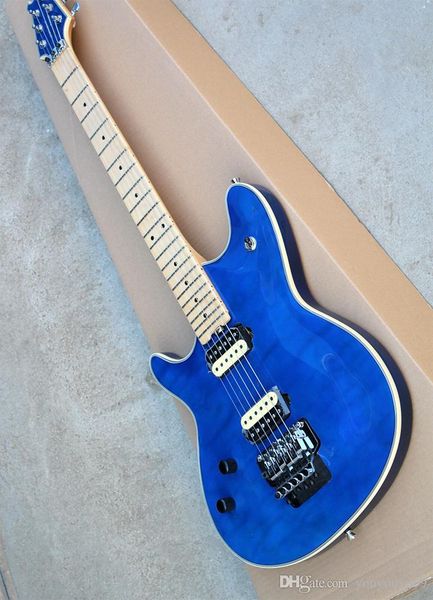 blue electric guitar pickup 2 h, maple fingerboard, floyd rose, chrome hardware, body binding, to provide personalized service
blue electric guitar pickup 2 h, maple fingerboard, floyd rose, chrome hardware, body binding, to provide personalized service