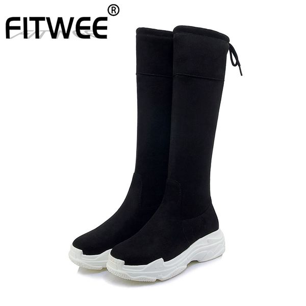 fitwee плюс 29-46 женщин квартиры ботинки вскользь тапок женщин более колена сапог зимней утепленной обуви меха мода stretch обувь, Black
fitwee плюс 29-46 женщин квартиры ботинки вскользь тапок женщин более колена сапог зимней утепленной обуви меха мода stretch обувь, Black