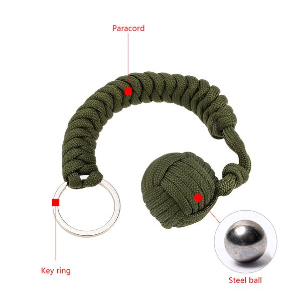 military self-rescue survival bracelet emergency paracord rope parachute cord emergency key ring kit camping hiking tool
military self-rescue survival bracelet emergency paracord rope parachute cord emergency key ring kit camping hiking tool