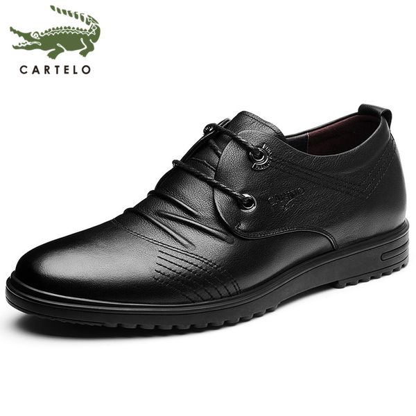 cartelo men's shoes summer new casual shoes british leather business dress casual men's low-lace-up men, Black
cartelo men's shoes summer new casual shoes british leather business dress casual men's low-lace-up men, Black