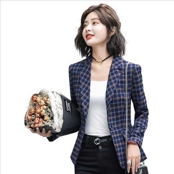plus size s-5xl plaid small suit jacket women casual fashion short lattice suit 2019 spring new professional office female, White;black
plus size s-5xl plaid small suit jacket women casual fashion short lattice suit 2019 spring new professional office female, White;black