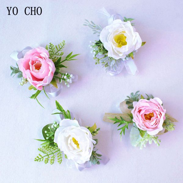 wedding bracelet for bridesmaid bride wrist corsage pin pink white silk roses groom boutonniere flower prom marriage accessories
wedding bracelet for bridesmaid bride wrist corsage pin pink white silk roses groom boutonniere flower prom marriage accessories