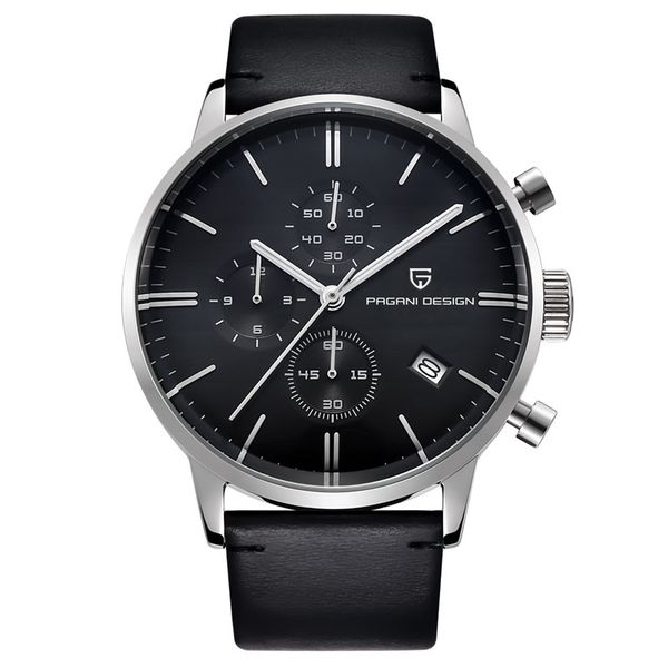 pagani design chronograph leather men's watches quartz fashion sport wristwatch men watch, Slivery;brown
pagani design chronograph leather men's watches quartz fashion sport wristwatch men watch, Slivery;brown