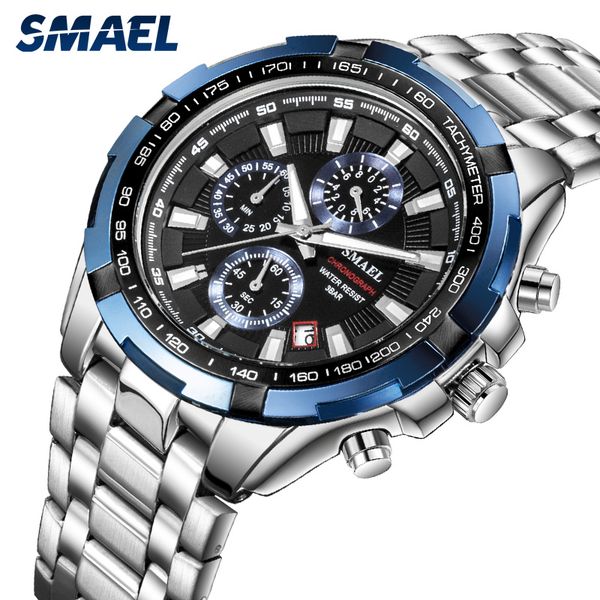 smael men's quartz watches business waterproof date clock luminous wrist watch casual calendar male quartz watch for men, Slivery;brown
smael men's quartz watches business waterproof date clock luminous wrist watch casual calendar male quartz watch for men, Slivery;brown
