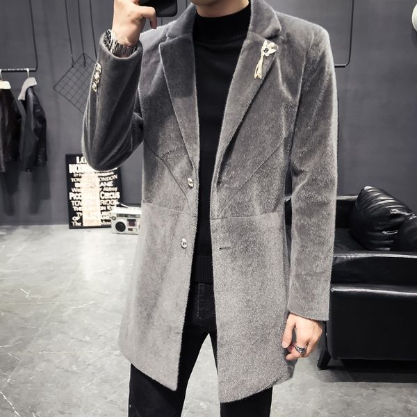 autumn winter new fashion slim velvet coat men metal decoration single breasted warm blazer jacket designer overcoat male m-3xl, White;black
autumn winter new fashion slim velvet coat men metal decoration single breasted warm blazer jacket designer overcoat male m-3xl, White;black