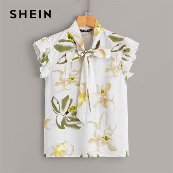 shein tie neck ruffle armhole floral womens and blouses summer casual sleeveless stand collar white blouse office lady
shein tie neck ruffle armhole floral womens and blouses summer casual sleeveless stand collar white blouse office lady