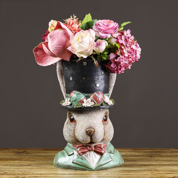 european resin rabbit flower pot decoration home livingroom table furnishing crafts outdoor courtyard balcony figurines crafts
european resin rabbit flower pot decoration home livingroom table furnishing crafts outdoor courtyard balcony figurines crafts