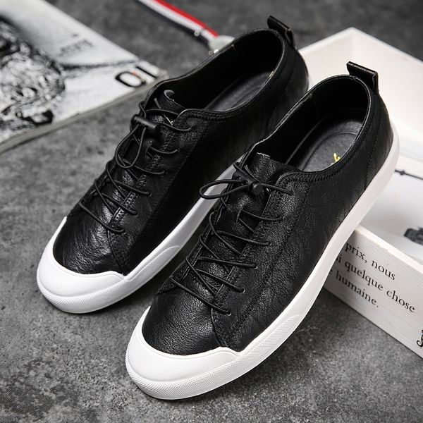 new arrival youth casual footwear for men elastic band men fashion sneakers low casual shoes blackpu leather shoes, Black
new arrival youth casual footwear for men elastic band men fashion sneakers low casual shoes blackpu leather shoes, Black