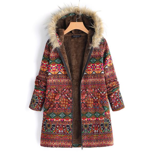 ethnic print winter coat women outwear faux fur collar hooded parkas woman boho fashion zip plus size 5xl fleece,clothes female, Black
ethnic print winter coat women outwear faux fur collar hooded parkas woman boho fashion zip plus size 5xl fleece,clothes female, Black