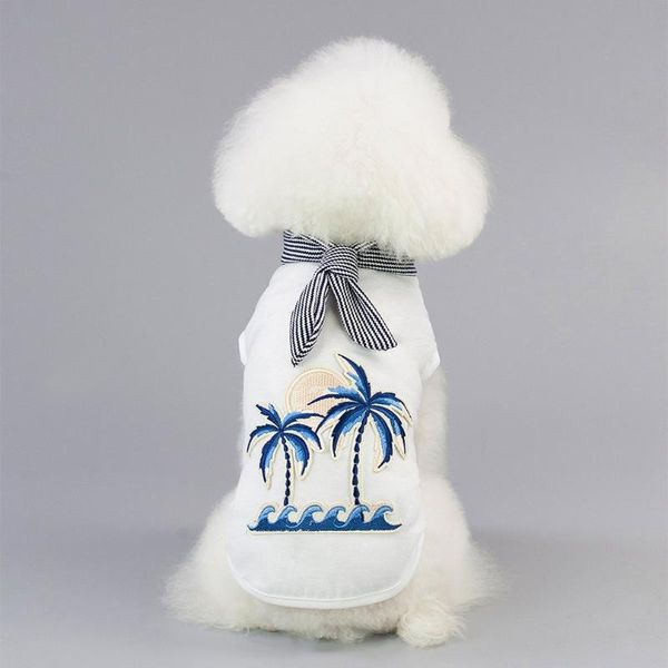 summer coconut tree embroidery printed casual pet dog cotton t-shirt comfortable leisure dog clothes for dogs
summer coconut tree embroidery printed casual pet dog cotton t-shirt comfortable leisure dog clothes for dogs