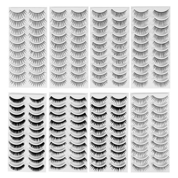 80 pairs natural fake eyelashes 8-style thick long eye lashes for women lady teenager girls
80 pairs natural fake eyelashes 8-style thick long eye lashes for women lady teenager girls