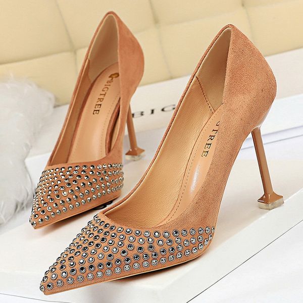 rhinestone women pumps suede women shoes high heels stiletto ladies shoes heels wedding fashion party female, Black
rhinestone women pumps suede women shoes high heels stiletto ladies shoes heels wedding fashion party female, Black