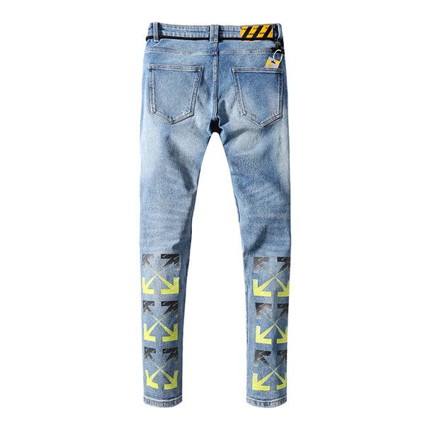 2020mens jeans distressed motorcycle biker jeans rock skinny slim ripped hole stripe famous brand denim pants designer jeans p5, Blue
2020mens jeans distressed motorcycle biker jeans rock skinny slim ripped hole stripe famous brand denim pants designer jeans p5, Blue