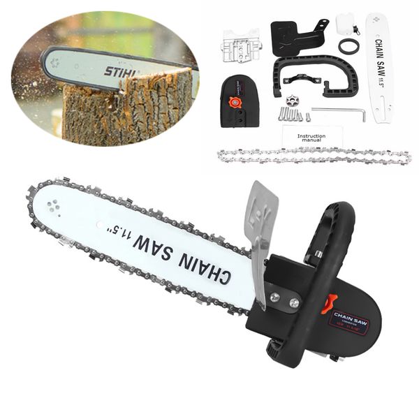 upgrade electric chain saw adapter converter parts sets 11.5 inch chain saw bracket angle grinder conversion hand tool
upgrade electric chain saw adapter converter parts sets 11.5 inch chain saw bracket angle grinder conversion hand tool
