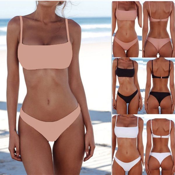 bikinis set 8 colors solid thong two-piece bikini swimwear women swimsuit bathing suit female beach wear
bikinis set 8 colors solid thong two-piece bikini swimwear women swimsuit bathing suit female beach wear