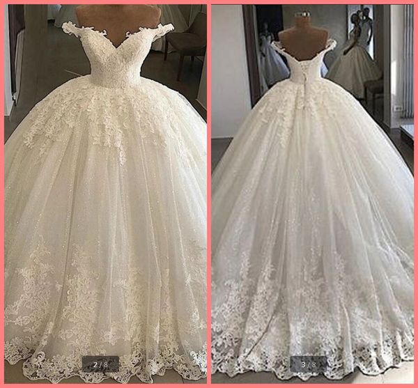 vintage off the shoulder vestidos de novia casamento 2019 bridal gowns ball gown lace applique wedding dress robe de mariee trouwjurk, White
vintage off the shoulder vestidos de novia casamento 2019 bridal gowns ball gown lace applique wedding dress robe de mariee trouwjurk, White