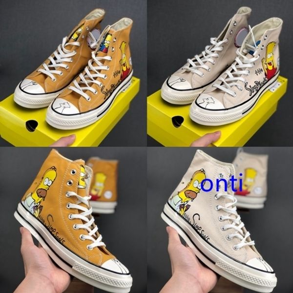 2020 cute designer simpson x convas 10s hi donuts hand-painted limited figurines casual sneakers mens women skateboard sport shoes 36-44, Black
2020 cute designer simpson x convas 10s hi donuts hand-painted limited figurines casual sneakers mens women skateboard sport shoes 36-44, Black