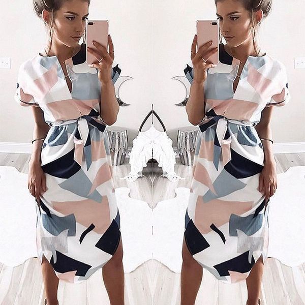 evening party beach dresses sundress short sleeve summer women summer boho dress, Black;gray
evening party beach dresses sundress short sleeve summer women summer boho dress, Black;gray