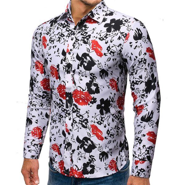 men shirt autumn winter printed trun-down collar button solid long sleeve camisa dos homens camisa social masculina shirts, White;black
men shirt autumn winter printed trun-down collar button solid long sleeve camisa dos homens camisa social masculina shirts, White;black