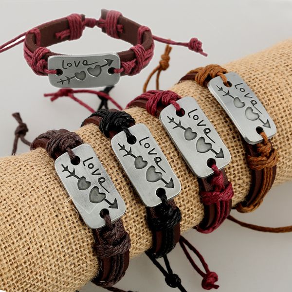 fashion bracelets alloy leather bracelet gem woven bracelet multilayer retro combination bracelet factory direct sale with ship, Black
fashion bracelets alloy leather bracelet gem woven bracelet multilayer retro combination bracelet factory direct sale with ship, Black