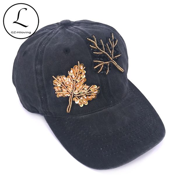 gzhilovingl casual tree beads baseball caps and hats for woman ladies summer black denim color cotton snapback adjustable hats, Blue;gray
gzhilovingl casual tree beads baseball caps and hats for woman ladies summer black denim color cotton snapback adjustable hats, Blue;gray