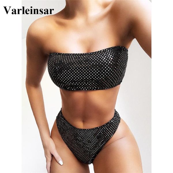 2020 sequins bandeau high waist bikini female swimsuit women swimwear two-pieces bikini set bather bathing suit swim lady v2030
2020 sequins bandeau high waist bikini female swimsuit women swimwear two-pieces bikini set bather bathing suit swim lady v2030
