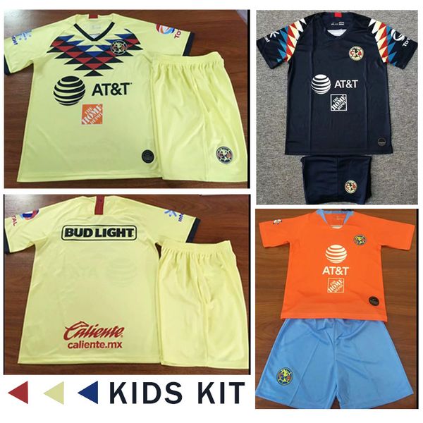2019 20 унам клуб америка дети футбол кофта дети комплект джерси 19 20 футболок, Black;yellow 
2019 20 унам клуб америка дети футбол кофта дети комплект джерси 19 20 футболок, Black;yellow