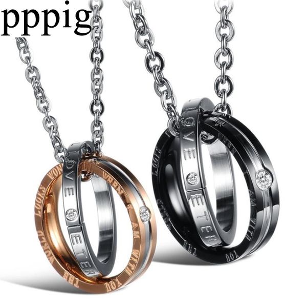 2019 european and american fashion new men and women set rhinestone jewelry circle pendant necklace titanium steel couple necklace ship, Silver
2019 european and american fashion new men and women set rhinestone jewelry circle pendant necklace titanium steel couple necklace ship, Silver