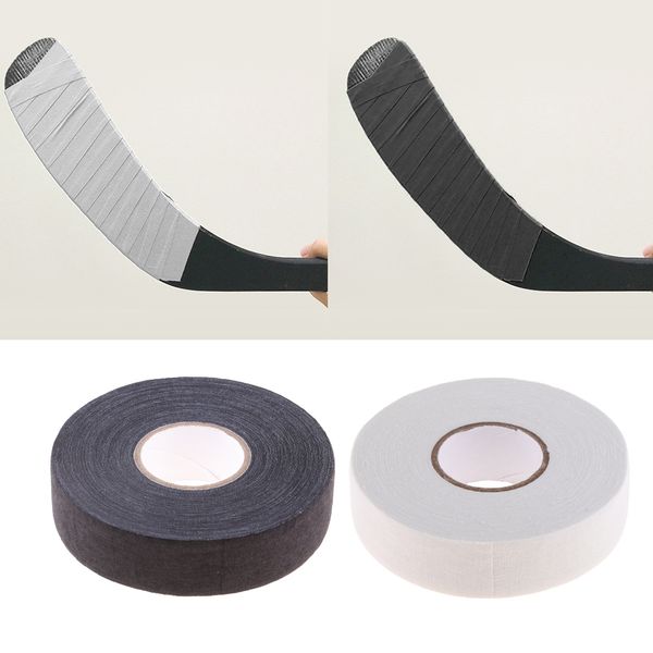 2 rolls hockey stick tape cloth self-adhesive bandage wrap 1 inch x 25 yds white tennis badminton handle grip
2 rolls hockey stick tape cloth self-adhesive bandage wrap 1 inch x 25 yds white tennis badminton handle grip
