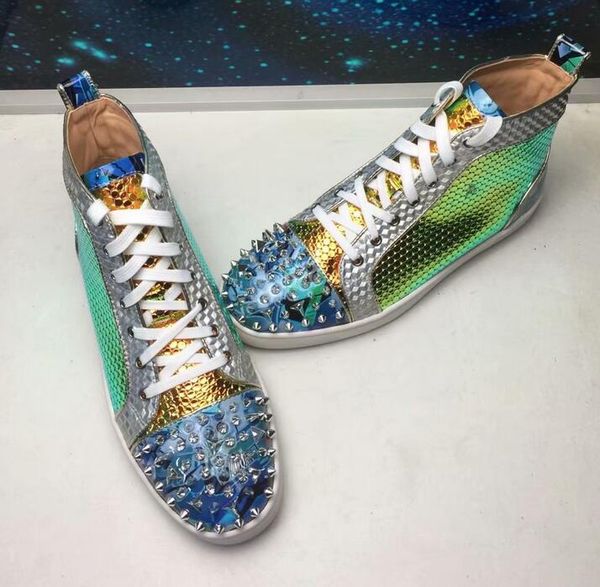 elegance multicoloured leather flats casual walking pik pik spikes red bottom sneakers for women,men fashion designer leisure, Black
elegance multicoloured leather flats casual walking pik pik spikes red bottom sneakers for women,men fashion designer leisure, Black