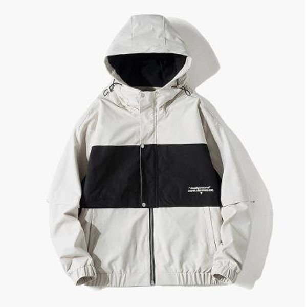 mens fashion street winter loose black jacket coats contrast color 2019 new cargo male autumn winter coats, Black;brown
mens fashion street winter loose black jacket coats contrast color 2019 new cargo male autumn winter coats, Black;brown