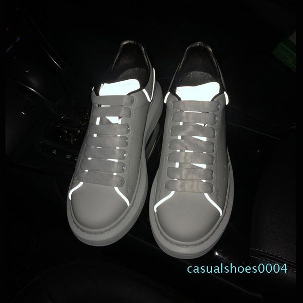 designer 3m reflective platform shoes for girl women men white black leather platform shoes flat casual party wedding sports ae25
designer 3m reflective platform shoes for girl women men white black leather platform shoes flat casual party wedding sports ae25