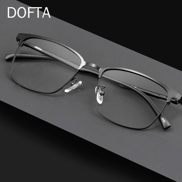 dofta optical glasses frame men ultralight alloy myopia eyeglasses male rectangle prescription eyewear 5267, Black
dofta optical glasses frame men ultralight alloy myopia eyeglasses male rectangle prescription eyewear 5267, Black