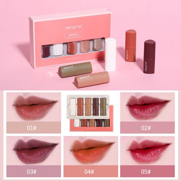 2019 new stylish matte velvet lipstick mousse velvet lipstick five sets lasting non blooming waterproof non-stick cup
2019 new stylish matte velvet lipstick mousse velvet lipstick five sets lasting non blooming waterproof non-stick cup