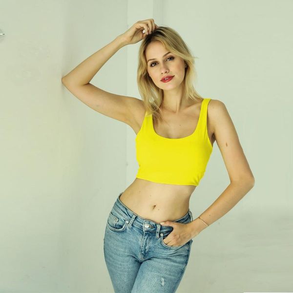 women's tanks & camis crop women elegant short cami selling camisole navel vest roupas femininas summer clothing, White
women's tanks & camis crop women elegant short cami selling camisole navel vest roupas femininas summer clothing, White