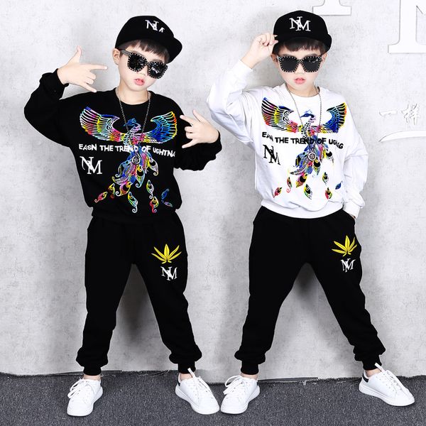 2 sets boys casual handsome sweater trousers new children spring and autumn coat hip hop style fan jacket pants sports clothes set, White
2 sets boys casual handsome sweater trousers new children spring and autumn coat hip hop style fan jacket pants sports clothes set, White