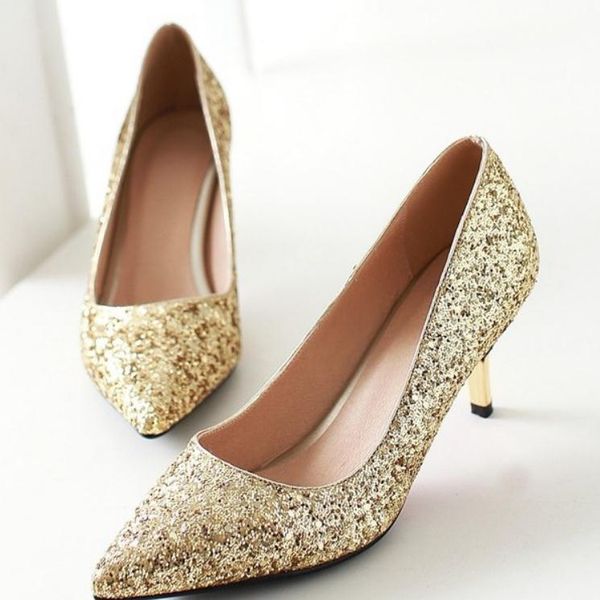 2019 sequined cloth women's shoes in spring and autumn with new style high heel fine heel pointed end@134, Black
2019 sequined cloth women's shoes in spring and autumn with new style high heel fine heel pointed end@134, Black