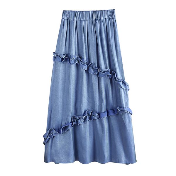 2019 new autumn vintage long pleated skirts a-line high waist silk ruffles skirt for women midi skirts jupe femme, Black
2019 new autumn vintage long pleated skirts a-line high waist silk ruffles skirt for women midi skirts jupe femme, Black