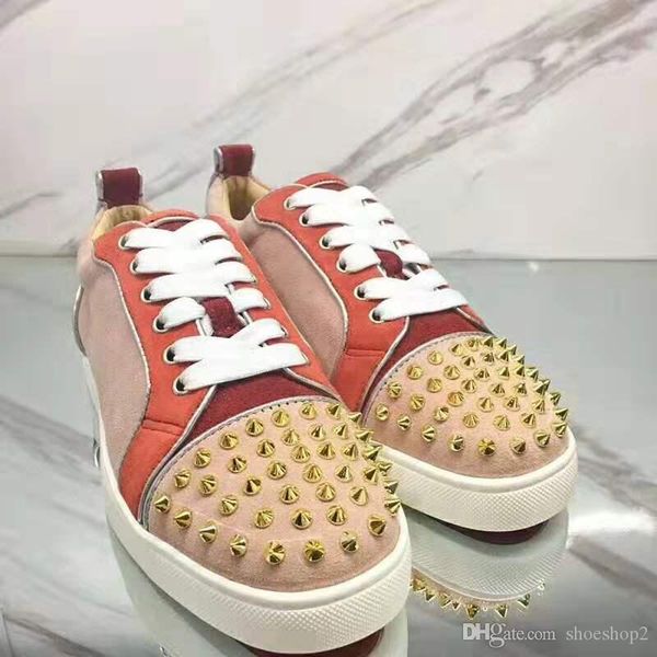 2020 designer shoes men women fashion spike sneakers black red white blue leather suede graffiti flat bottoms luxury casual shoe size 36-47
2020 designer shoes men women fashion spike sneakers black red white blue leather suede graffiti flat bottoms luxury casual shoe size 36-47