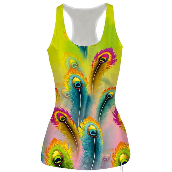 multi color feather printed yoga shirt sleeveless fitness workout t-shirt female running vest tanks for gym sports women, Black;blue
multi color feather printed yoga shirt sleeveless fitness workout t-shirt female running vest tanks for gym sports women, Black;blue