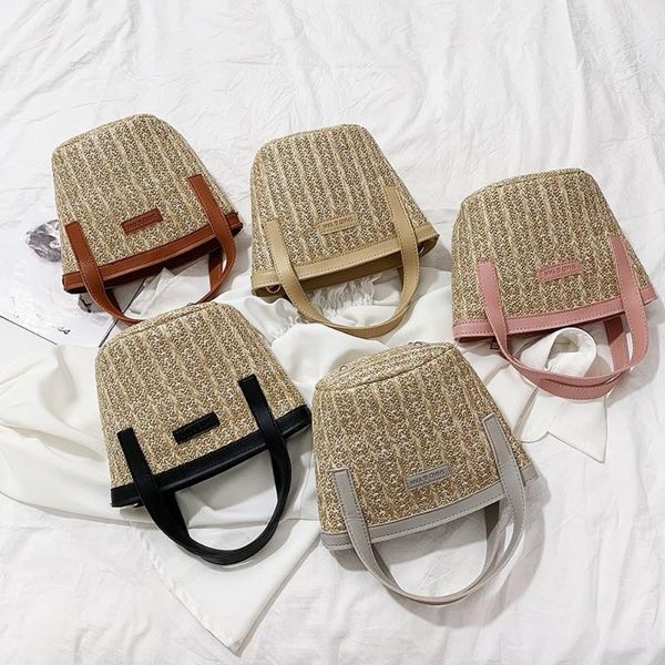 women's handbag 2020 southeast straw bag weaving bucket beach bag crossbody joint versatile fashion
women's handbag 2020 southeast straw bag weaving bucket beach bag crossbody joint versatile fashion