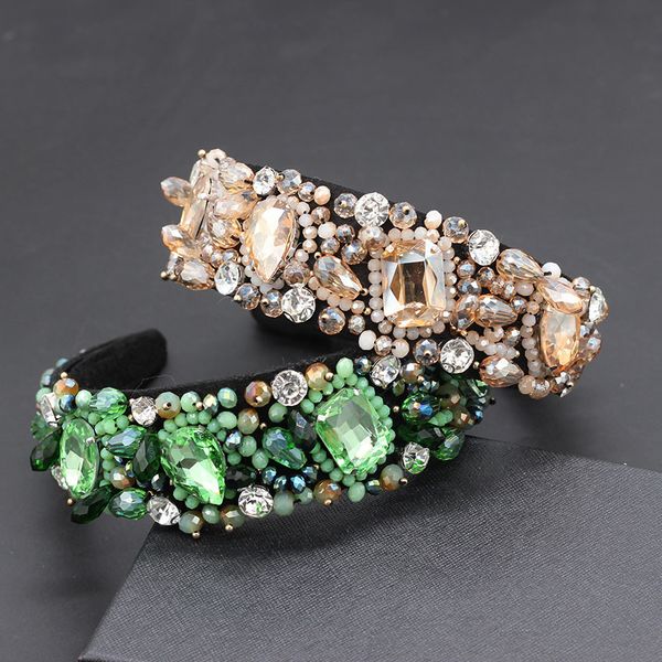 pearl rhinestone asymmetric geometric luxury headband luxury rhinestone crystal hand-sewn granules catwalk headband 720, Golden;white
pearl rhinestone asymmetric geometric luxury headband luxury rhinestone crystal hand-sewn granules catwalk headband 720, Golden;white