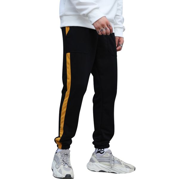 2020 новые мужские брюки свободные твердые боковые полосы весна мужская спортивная повседневная тренировочные брюки хип-хоп уличная мужская, Black
2020 новые мужские брюки свободные твердые боковые полосы весна мужская спортивная повседневная тренировочные брюки хип-хоп уличная мужская, Black