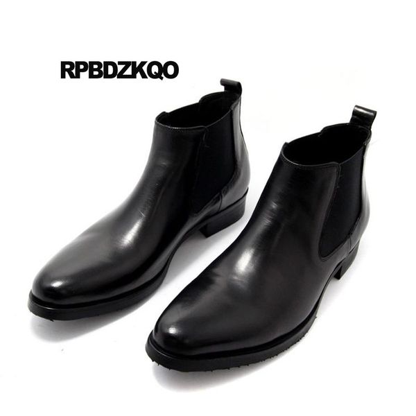 black booties shoes formal high full grain chunky wedding business mens pointed toe dress boots ankle fall
black booties shoes formal high full grain chunky wedding business mens pointed toe dress boots ankle fall