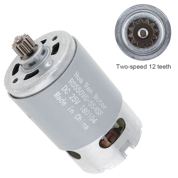 rs550 25v 19500 rpm dc motor with two-speed 12 teeth and high torque gear box for electric drill /screwdriver
rs550 25v 19500 rpm dc motor with two-speed 12 teeth and high torque gear box for electric drill /screwdriver